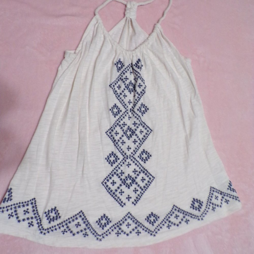 ROPER BRAND CREAM COLORED TANK TOP IN LARGE